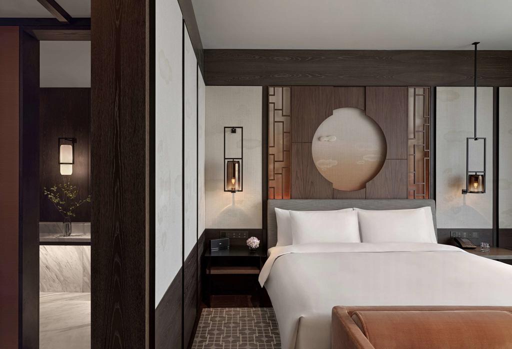 الصين تخصيص أحدث مجموعة أثاث غرفة نوم فندق اللوح الأمامي